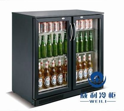 Hot sale beer refrigerators with high quality back bar showcase fridge glass door small refrigerator cooling beer freezer