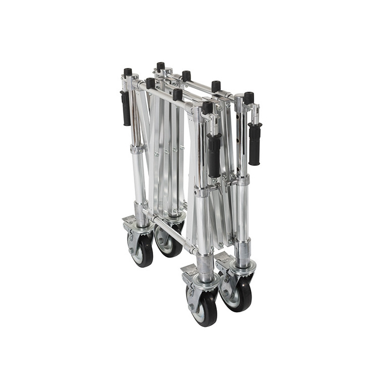 FREEZERPALACE Funeral Stainless Steel Casket Lowering Device coffin trolley manufacture