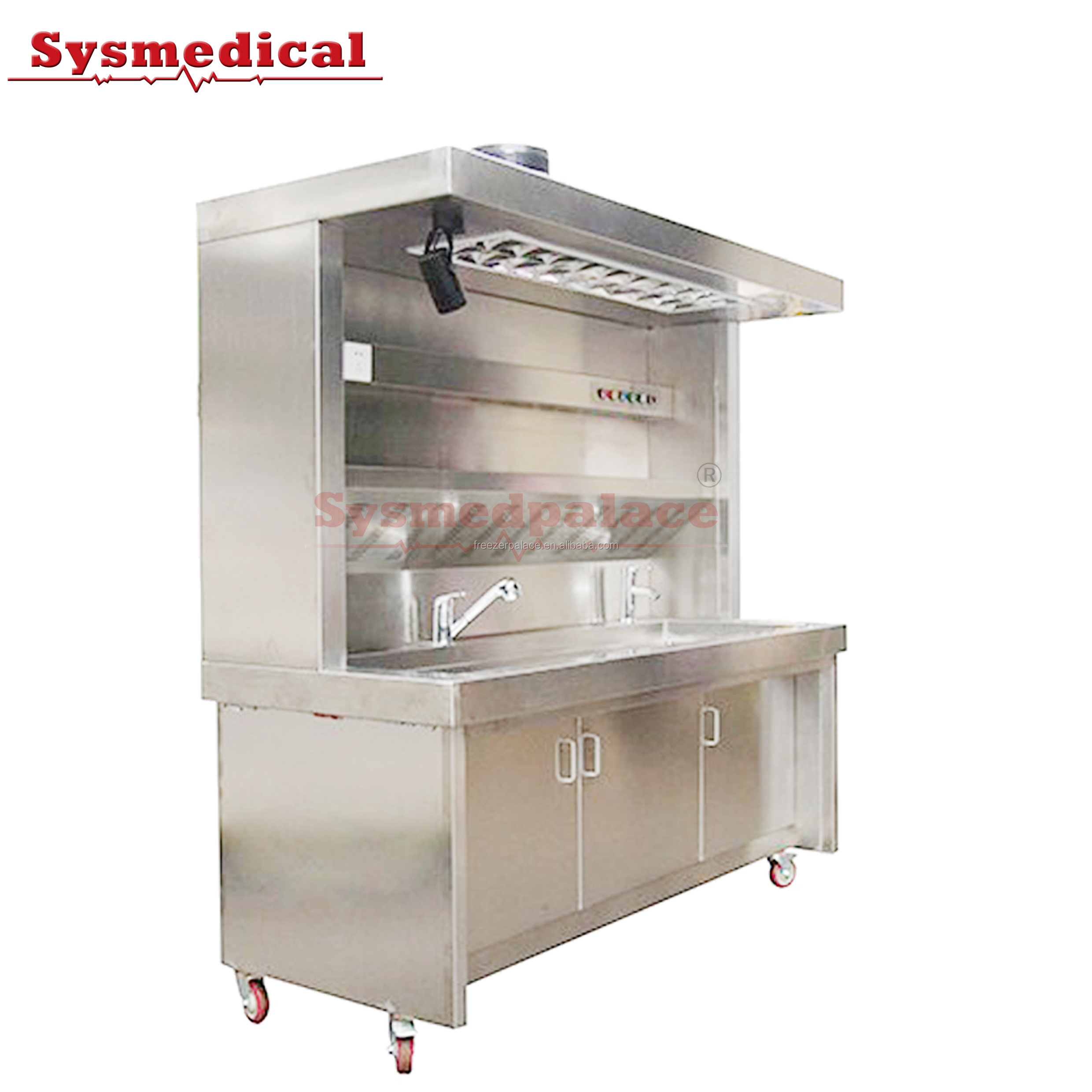 FREEZERPALACE high quality SUS304 custom made pathology grossing station for laboratory equipment