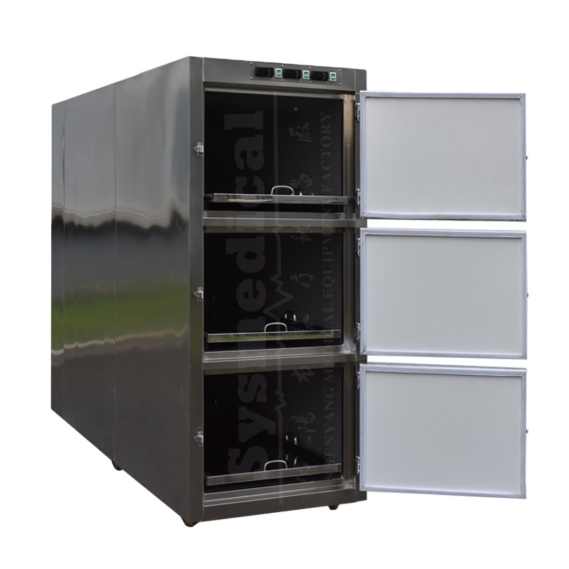 FREEZERPALACE professional manufacture 3 drawers mortuary freezer cadaver cooler cabinet walk in cooler freezer funeral