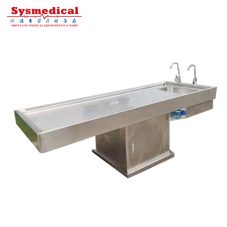 Sysmedpalace cadaver embalming table anatomy table autopsy funeral washing table with best price