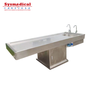 Sysmedpalace cadaver embalming table anatomy table autopsy funeral washing table with best price