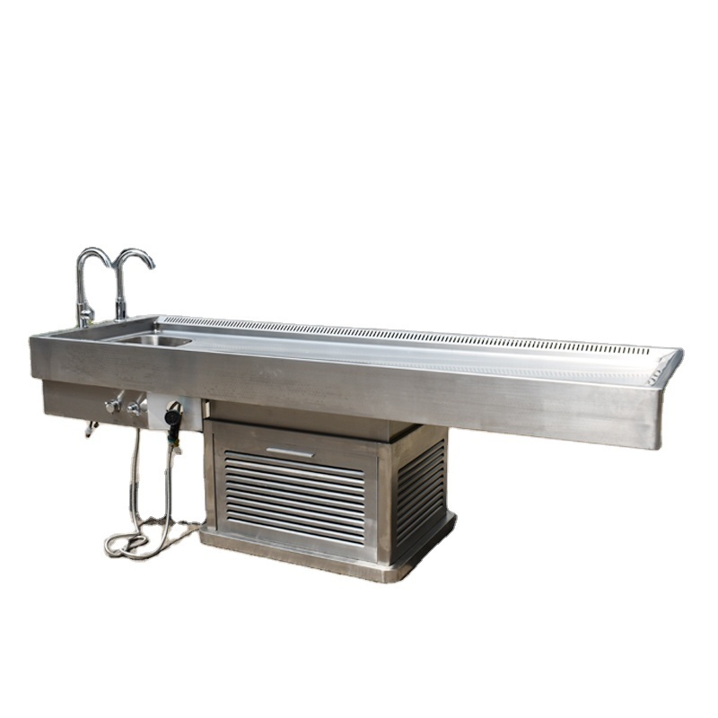 SYSMEDICAL  lifting functions corpse washing table funeral mortuary table mortuary autopsy station for funeral service