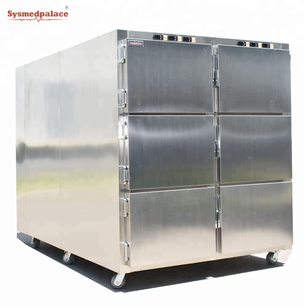 Cadaver freezer Stainless steel 304 Mortuary body refrigerator freezer