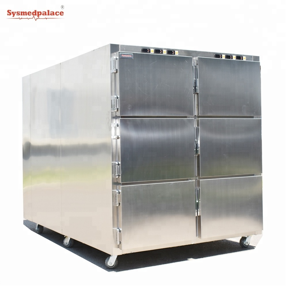 Cadaver freezer Stainless steel 304 Mortuary body refrigerator freezer