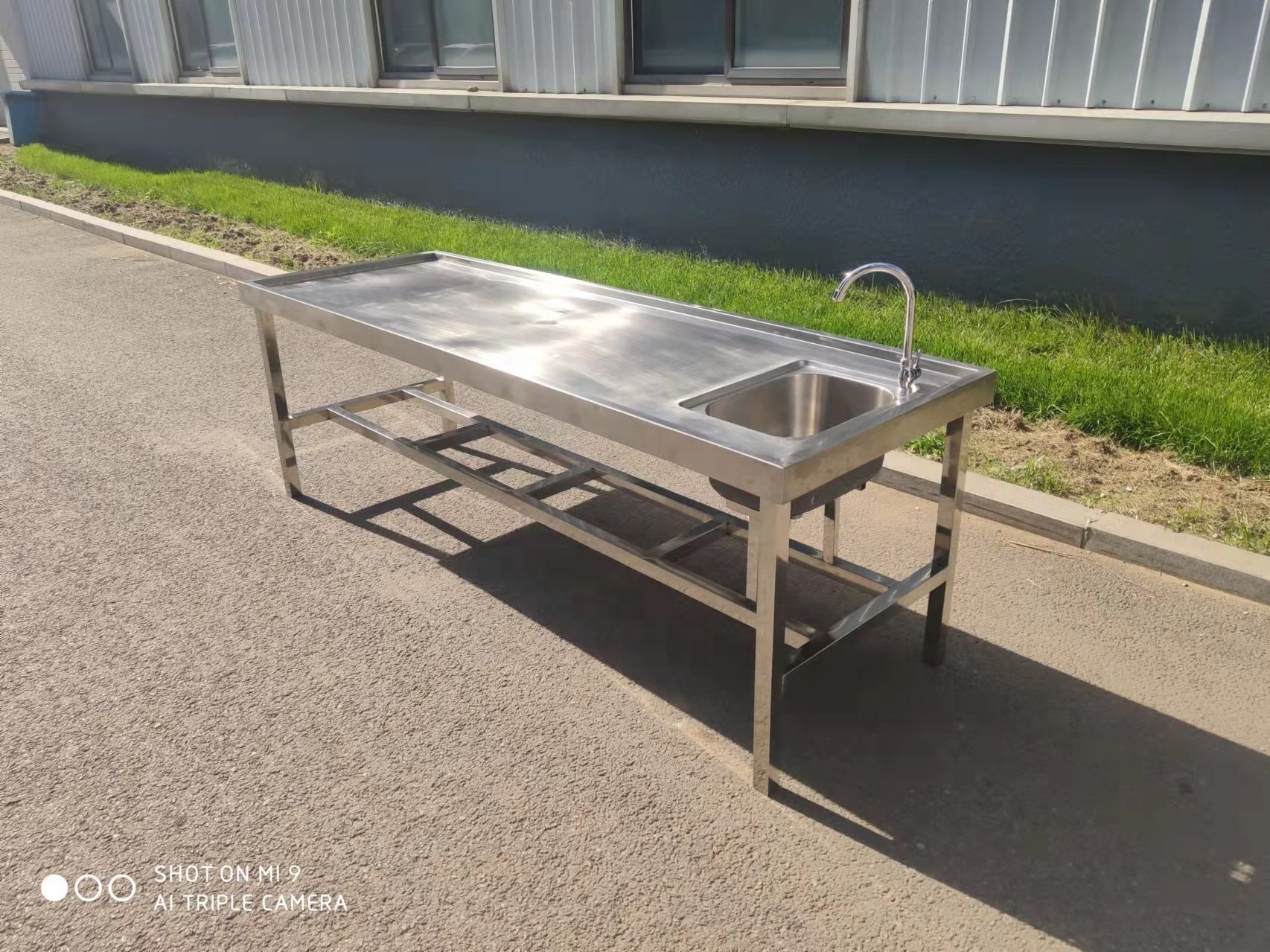 sysmedical cheap price simple  anatomy table with sink for autopsy table lad equipment manufacture