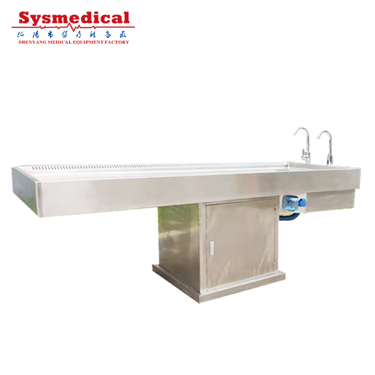 Sysmedpalace cadaver embalming table anatomy table autopsy funeral washing table with best price