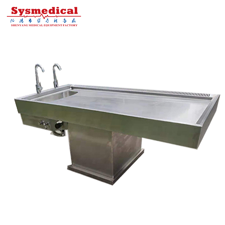 Sysmedpalace cadaver embalming table anatomy table autopsy funeral washing table with best price