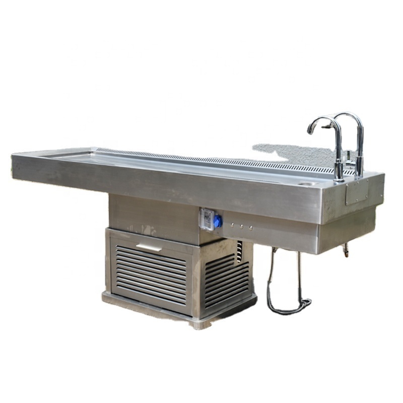 SYSMEDICAL  lifting functions corpse washing table funeral mortuary table mortuary autopsy station for funeral service