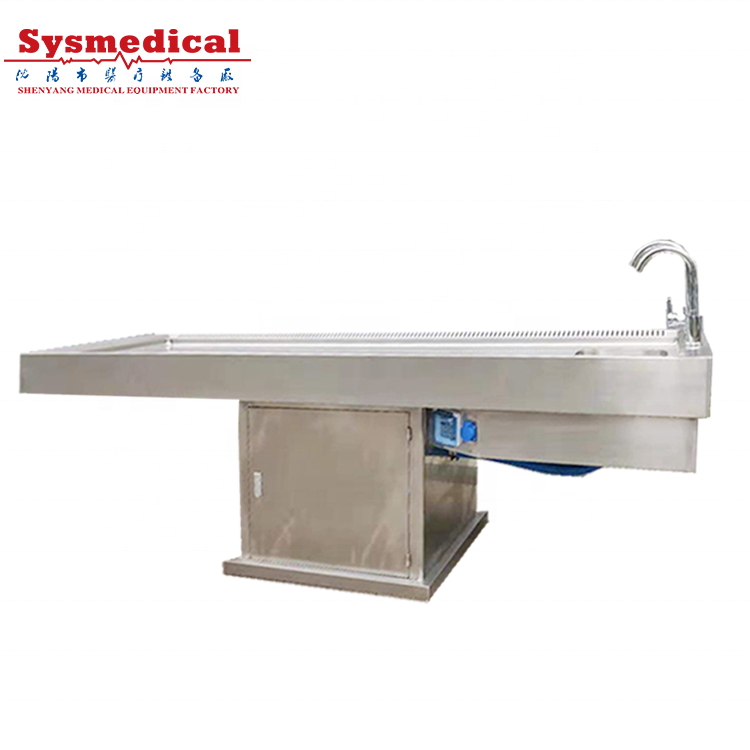 Sysmedpalace cadaver embalming table anatomy table autopsy funeral washing table with best price