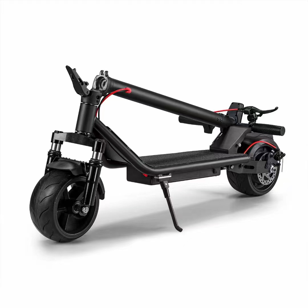 New Design 9inch Fat Tire 500W 2 Wheel Electric Kick Scooter Elektro Escooter with double suspension