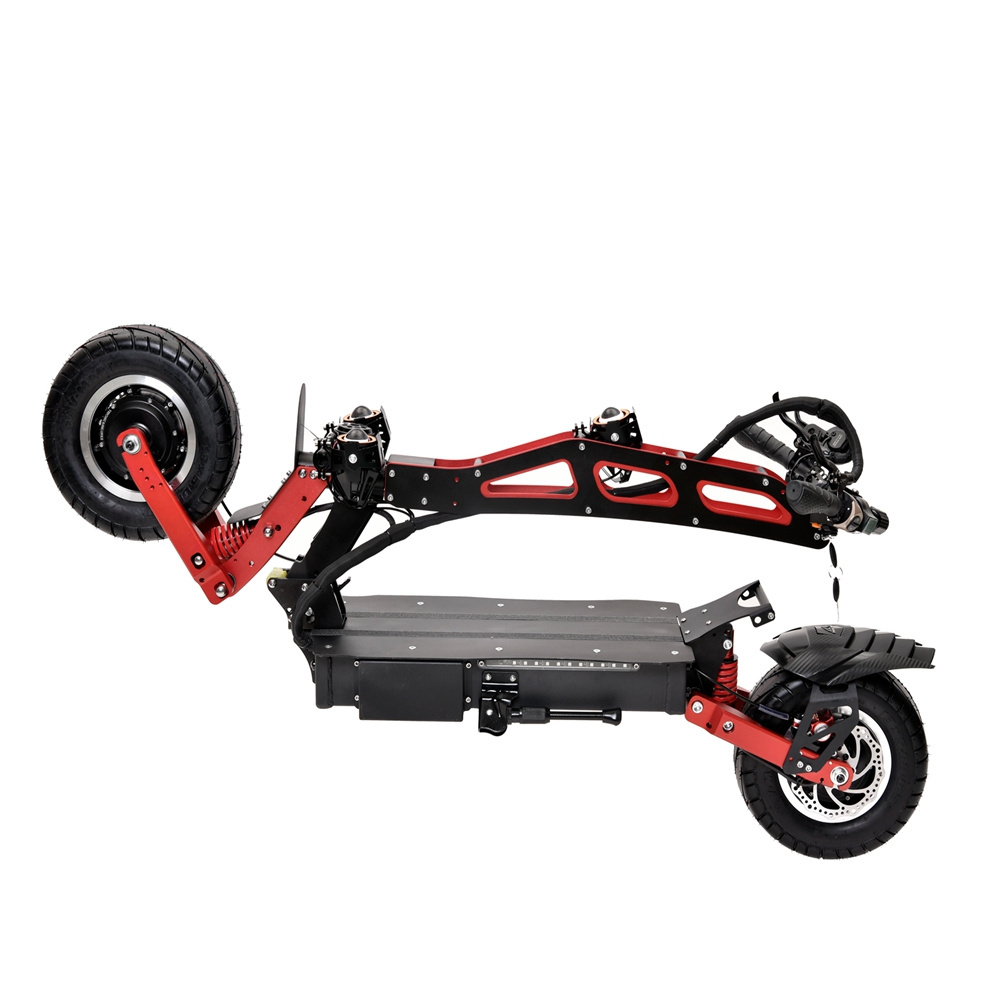 Freezway New 13 inch 72v 8000w 43AH adult folding 2 wheel high speed cross country Double motor electric scooters