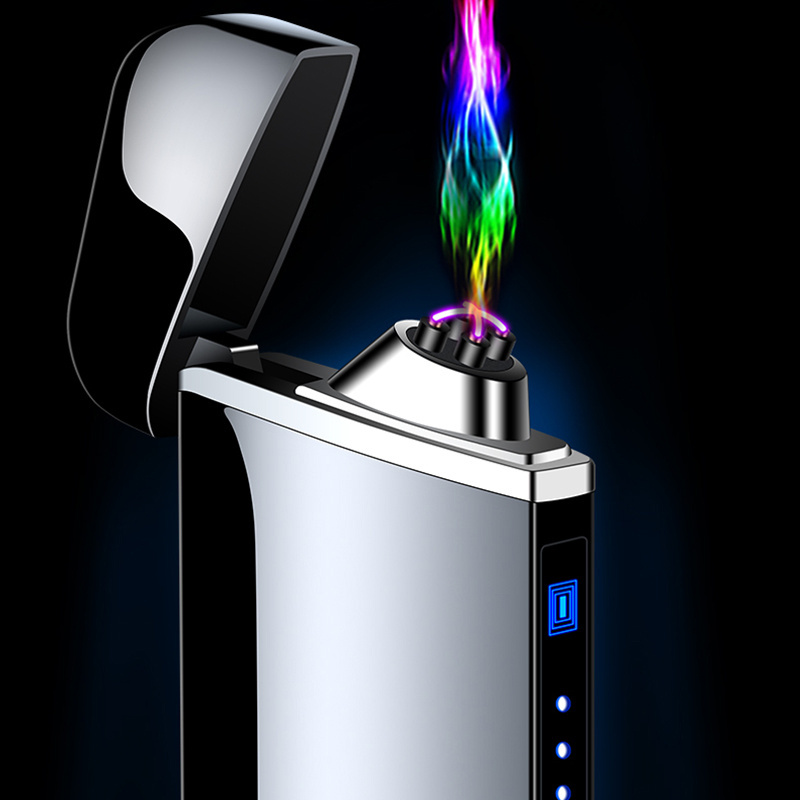 2024 High quality Dual Arcs Flameless Electric Cigarette Plasma Lighters for Smoking