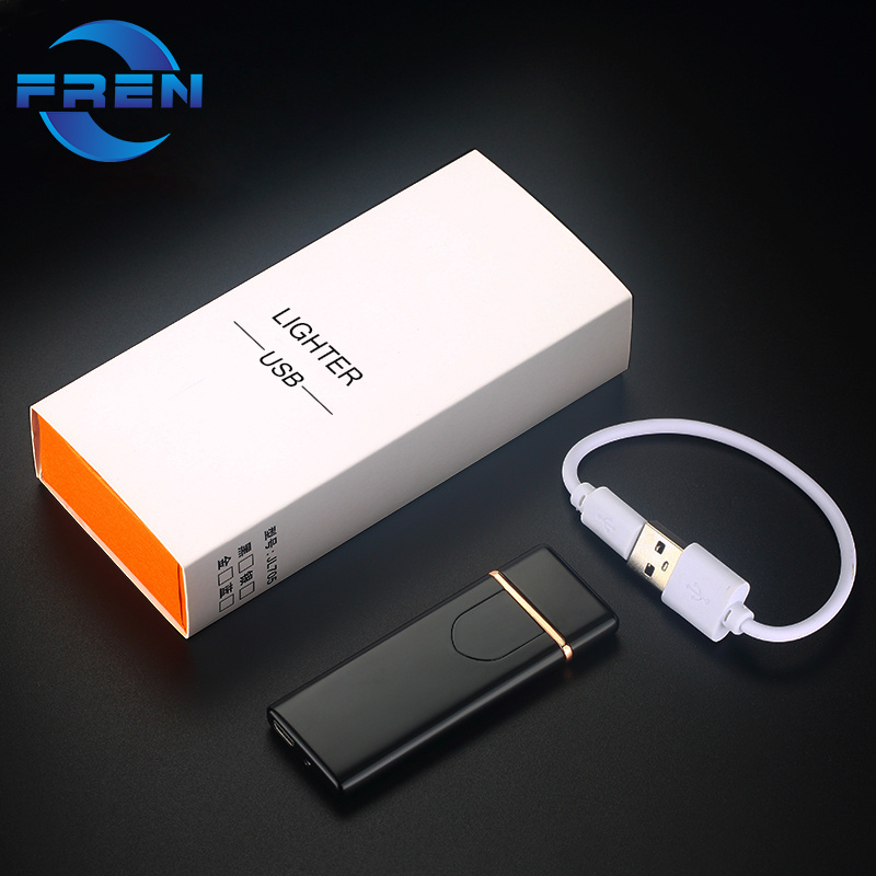 Wholesale Promotion Gift FR-703 New Finger Touch Switch Electric rechargeable Heating coil Cigarette Lighter