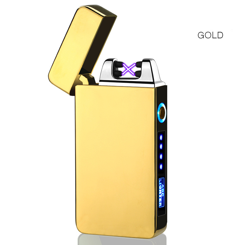 Cheap Pocket Unique Bulk Cigar Con Encendedor Windproof Electronic Cigarette Lighter USB Rechargeable Wedding Candle Lighter