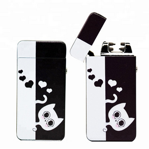 Top Seller Dual X plasma arc E smoking lighter with usb charged