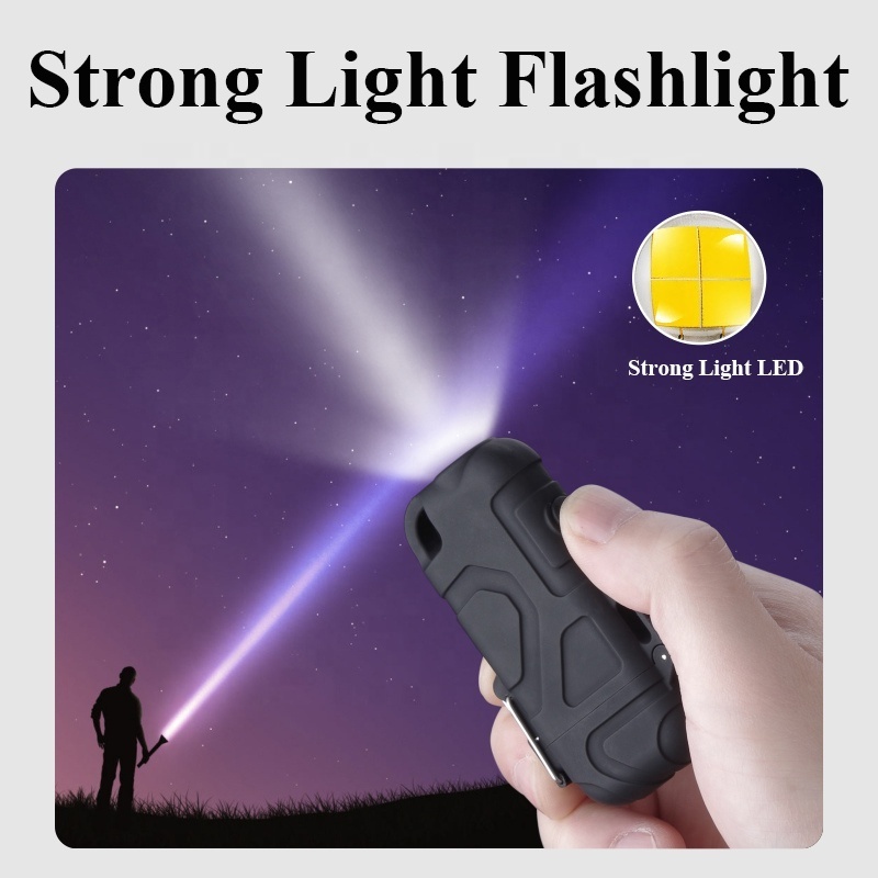 Hot Selling !!!  Survival IP 56 Waterproof Wholesale Custom Logo Personalized Battery Electronic Lighters With Flashlight