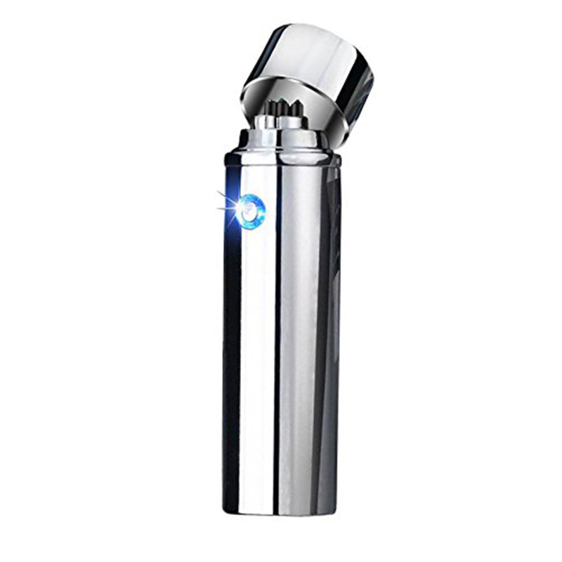 FR-P02 electronic USB Triple arc rechargeable Cigar lighter /electric USB arc metal cigarette pipe lighter