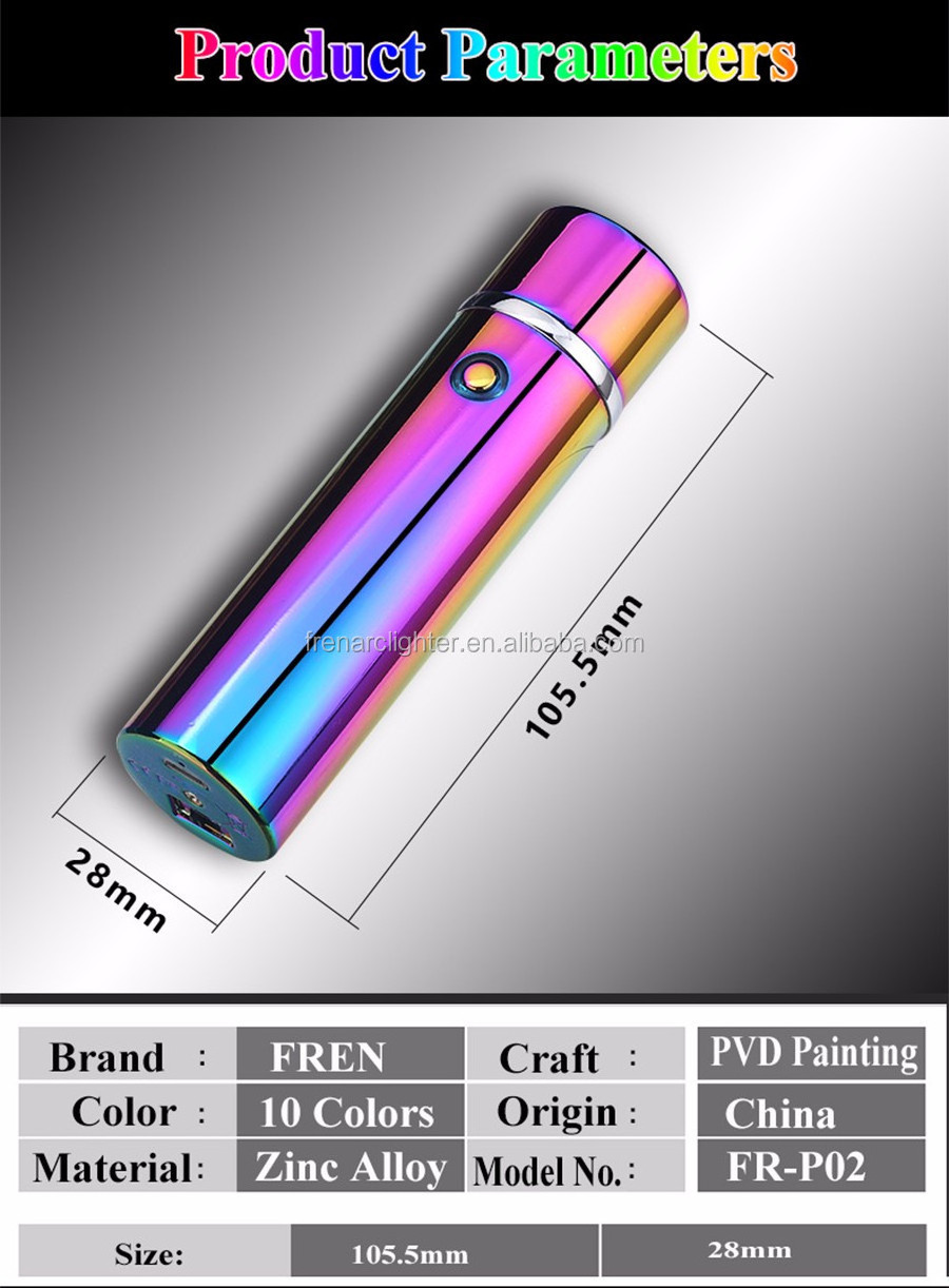 Wholesale Cool  Electric Custom Logo 3 Arc Plasma Lighter USB Rechargeable Electronic Candle Lighters