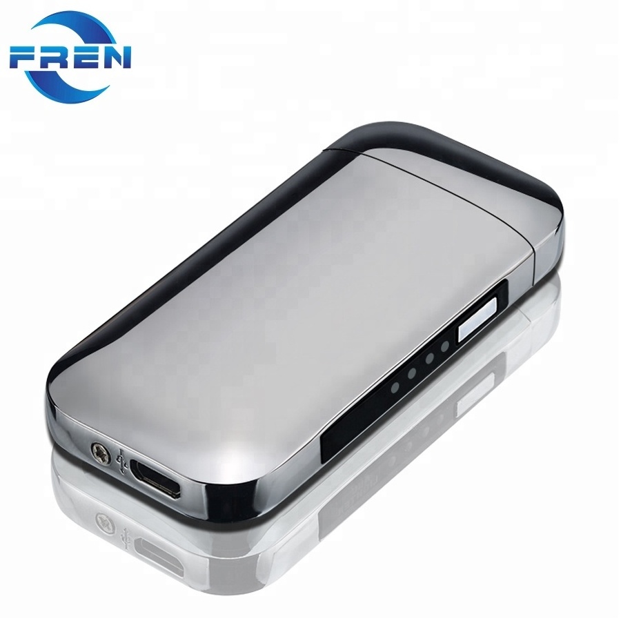 FR 617 print rechargeable electric luxury usb double arc cigarette LIGHTERS