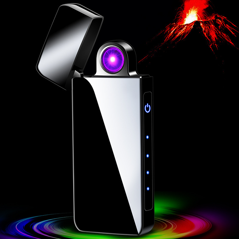 New FR-620 Plasma Lighter Safe Flameless Rechargeable Creative Rotation Plasma Arc Lighter Electric USB Lighter