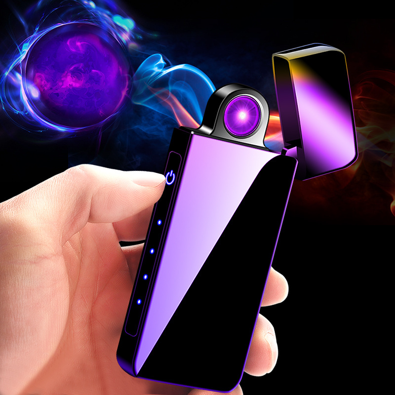 New FR-620 Plasma Lighter Safe Flameless Rechargeable Creative Rotation Plasma Arc Lighter Electric USB Lighter