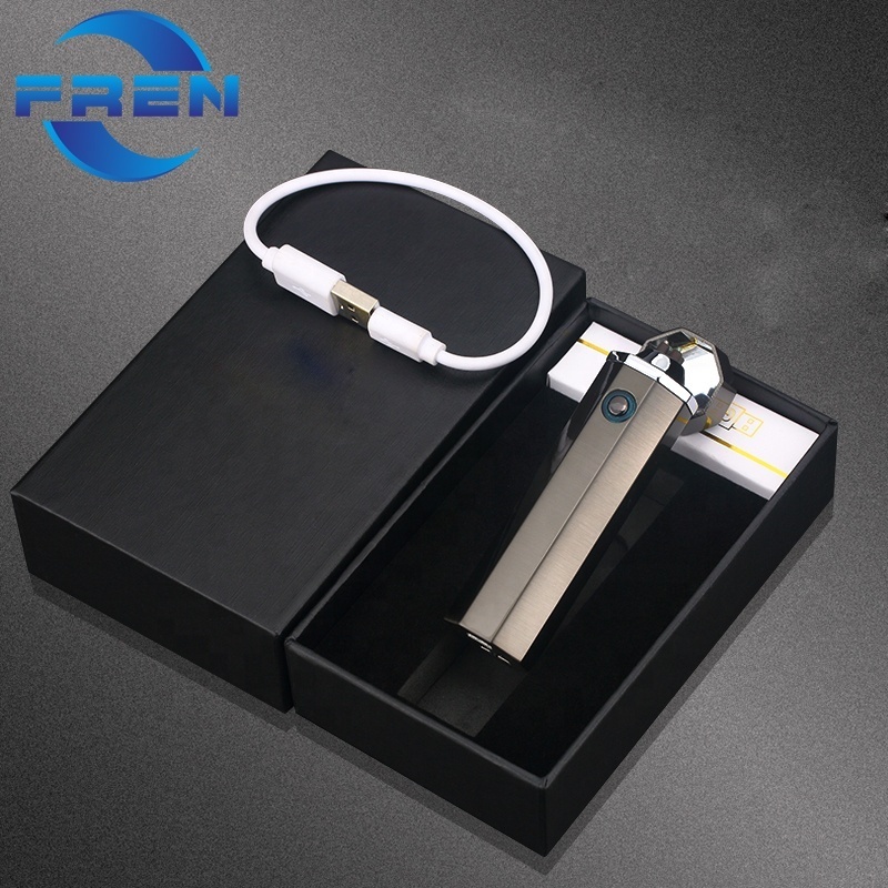 2023 FR-P03 factory Double Arc USB Lighter,refillable candle lighter,environmental usb charged lighter usb rechargeable lighter