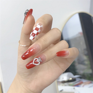 OEM custom logo small MOQ adhesive nail rhinestone glue gel nail diamond rhinestone glue for nail salon