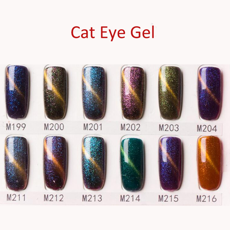 Frenshion Wholesale 2021 Nail Art Jewel OEM 5D Cat Eye Gel Polish Amber Brown Magnet UV Gel Nail Polish