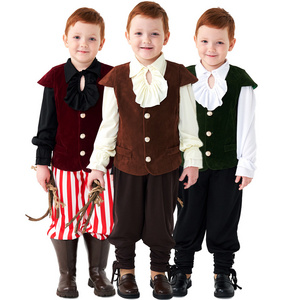 Cosplay Party Medieval Renaissance Vampires Pirate Costumes For Kids