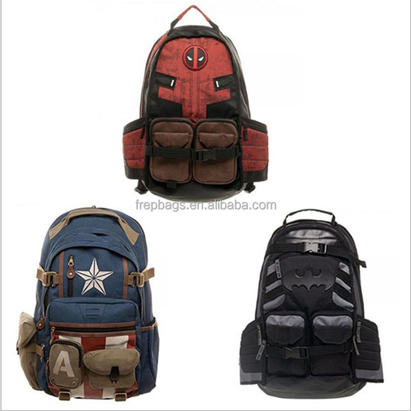 Spiderman Mochila Escolar Infantil Children Pencil Shoulder Book Bags Anime School Bag 3pcs Kids Backpack Boys Girls Gift