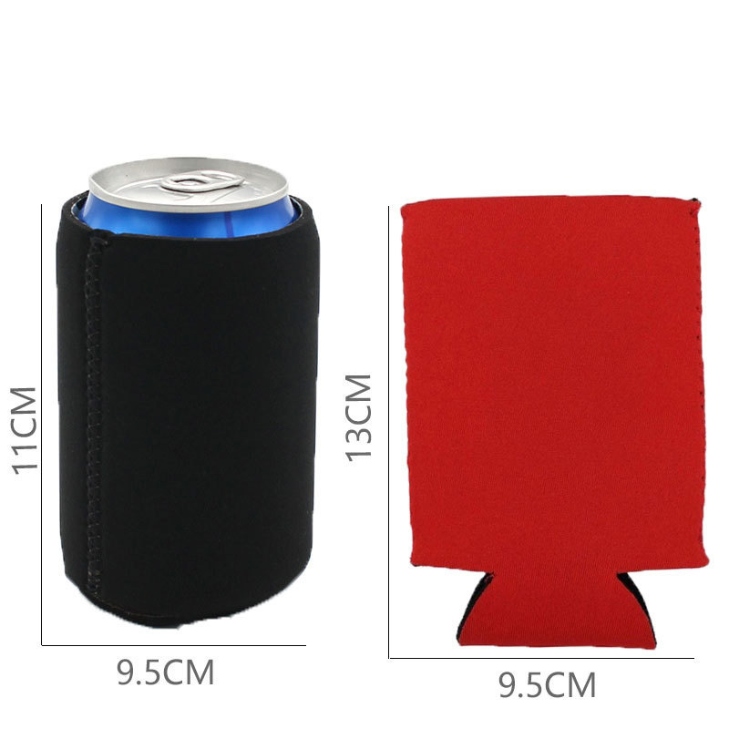 Collapsible Insulated 12oz Can Cooler 3.5 5mm Made Wine Beer Bottle Sleeve Coozzie Neoprene Custom Logo Printing Stubby Holders