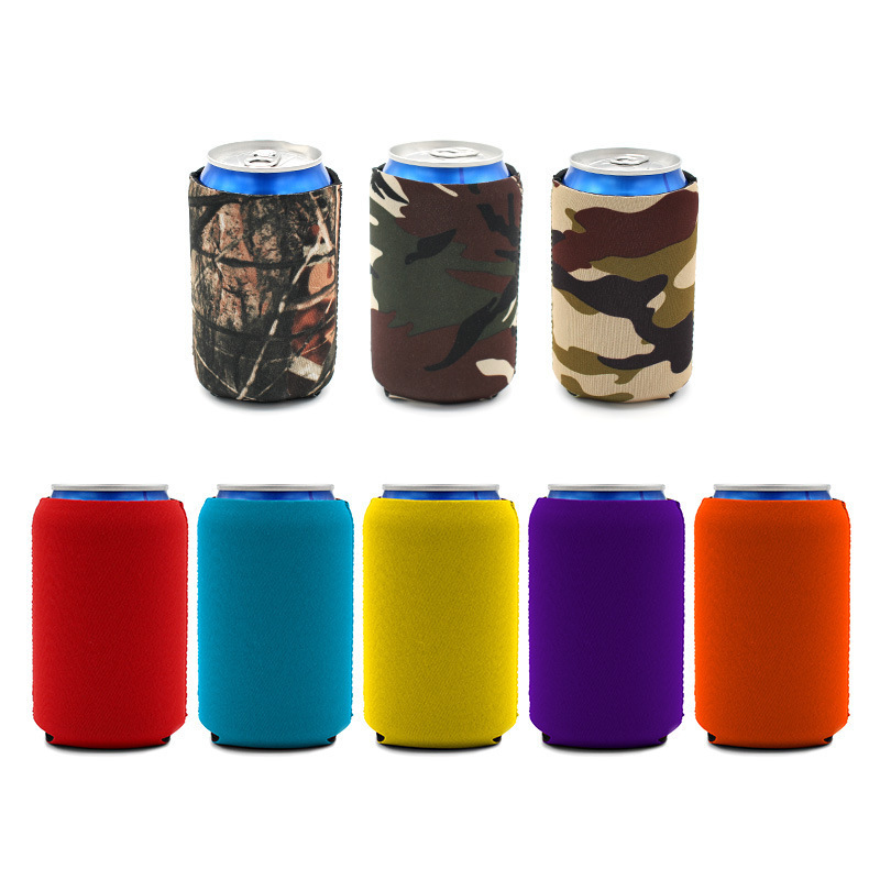 Collapsible Insulated 12oz Can Cooler 3.5 5mm Made Wine Beer Bottle Sleeve Coozzie Neoprene Custom Logo Printing Stubby Holders