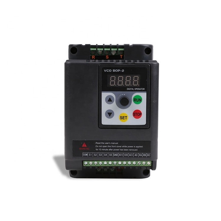 1.5KW 2HP 50 HZ 60HZ single phase 220 V input and Three phase 380V output variable  Frequency Converter