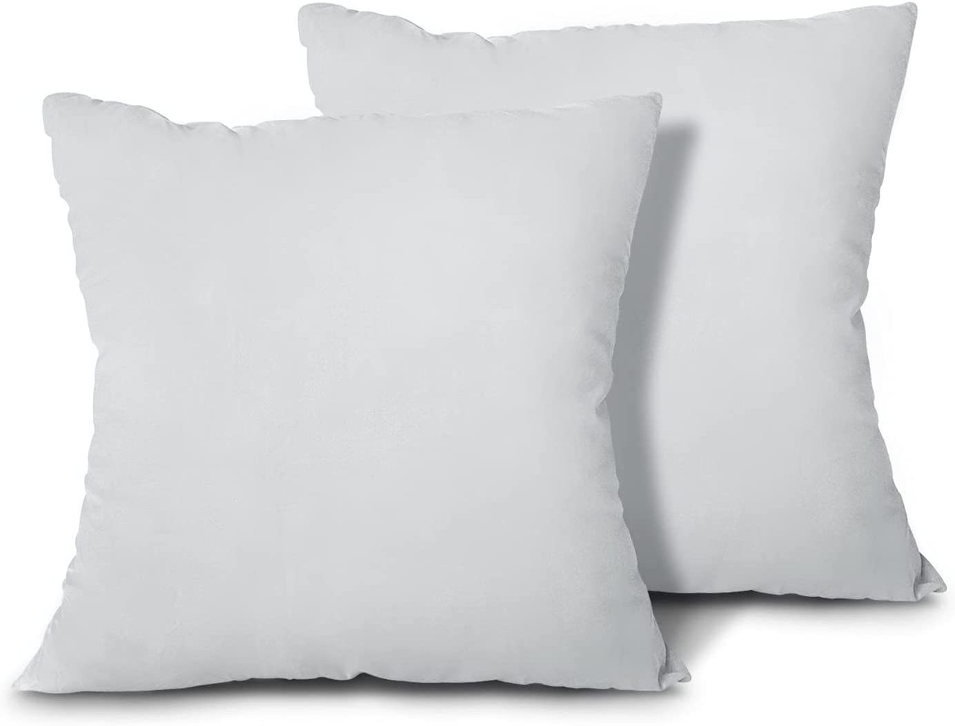 Throw Pillow Inserts Lightweight Down Alternative Polyester, Couch Cushion, Sham Stuffer, Machine Washable