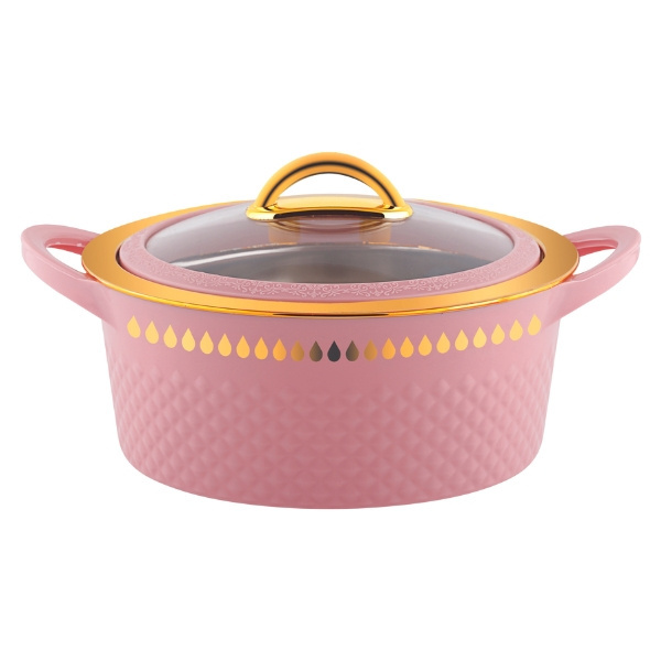 Risotto Crystal  Insulated Hotpot Food Flask Food Carrier Plastic Food Warmer Stainless Steel Hot Pot New Arrival High Quality