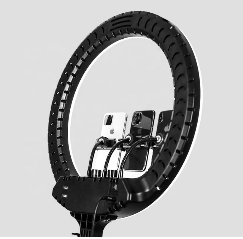 barber shop wall mount ring light 18 inch 21 inch beauty salon led ceiling lights fixture with remote control