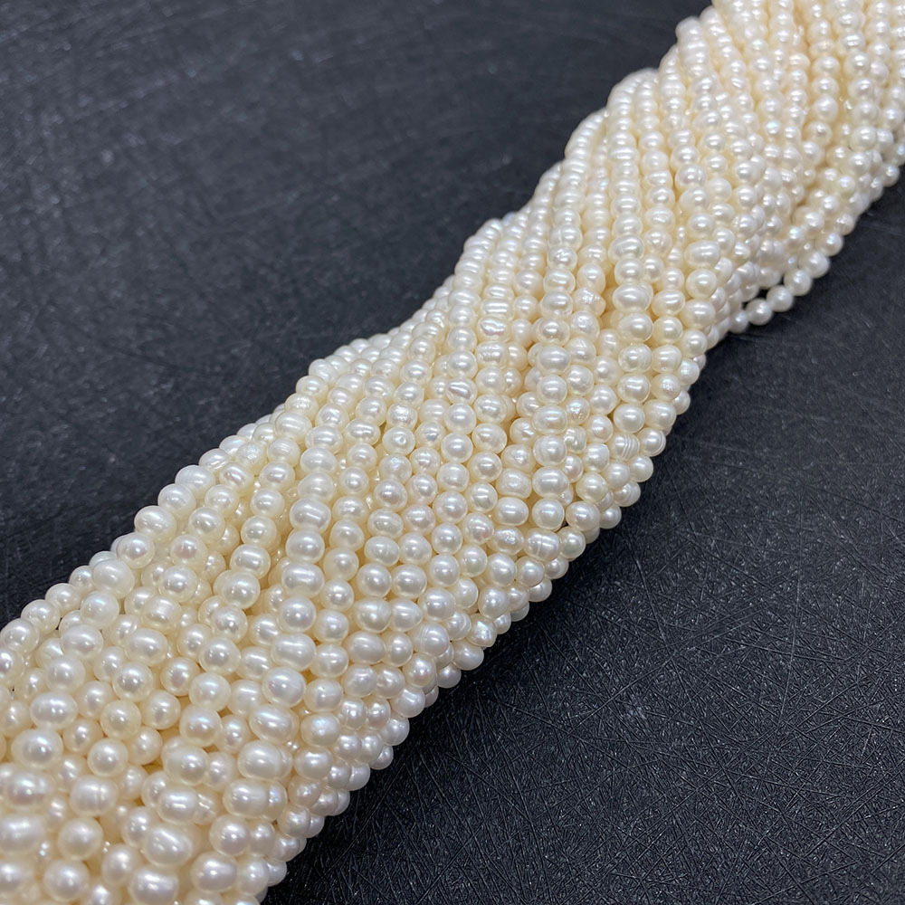 Natural Freshwater Pearl Beads 2mm Grade AA Mini Round Bead Jewelry Making DIY Bracelet Necklace Earrings 3mm Small Pearl Beads