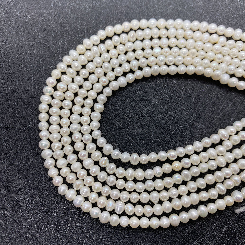 Natural Freshwater Pearl Beads 2mm Grade AA Mini Round Bead Jewelry Making DIY Bracelet Necklace Earrings 3mm Small Pearl Beads