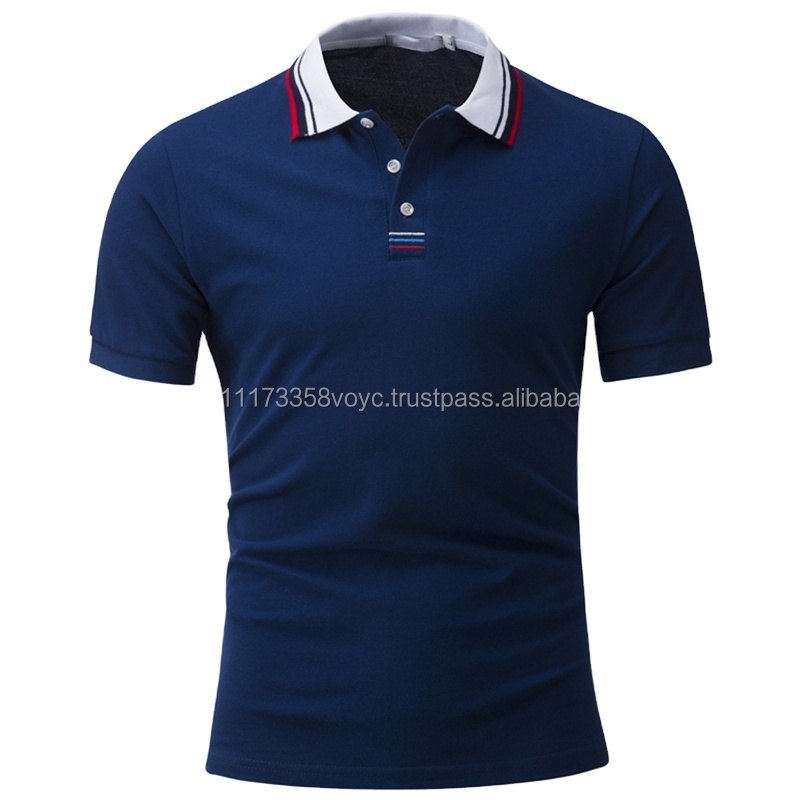 Wholesale custom embroidered logo high quality polo shirt Brussels Sports 2022 top trending yellow striped collar polo shirts