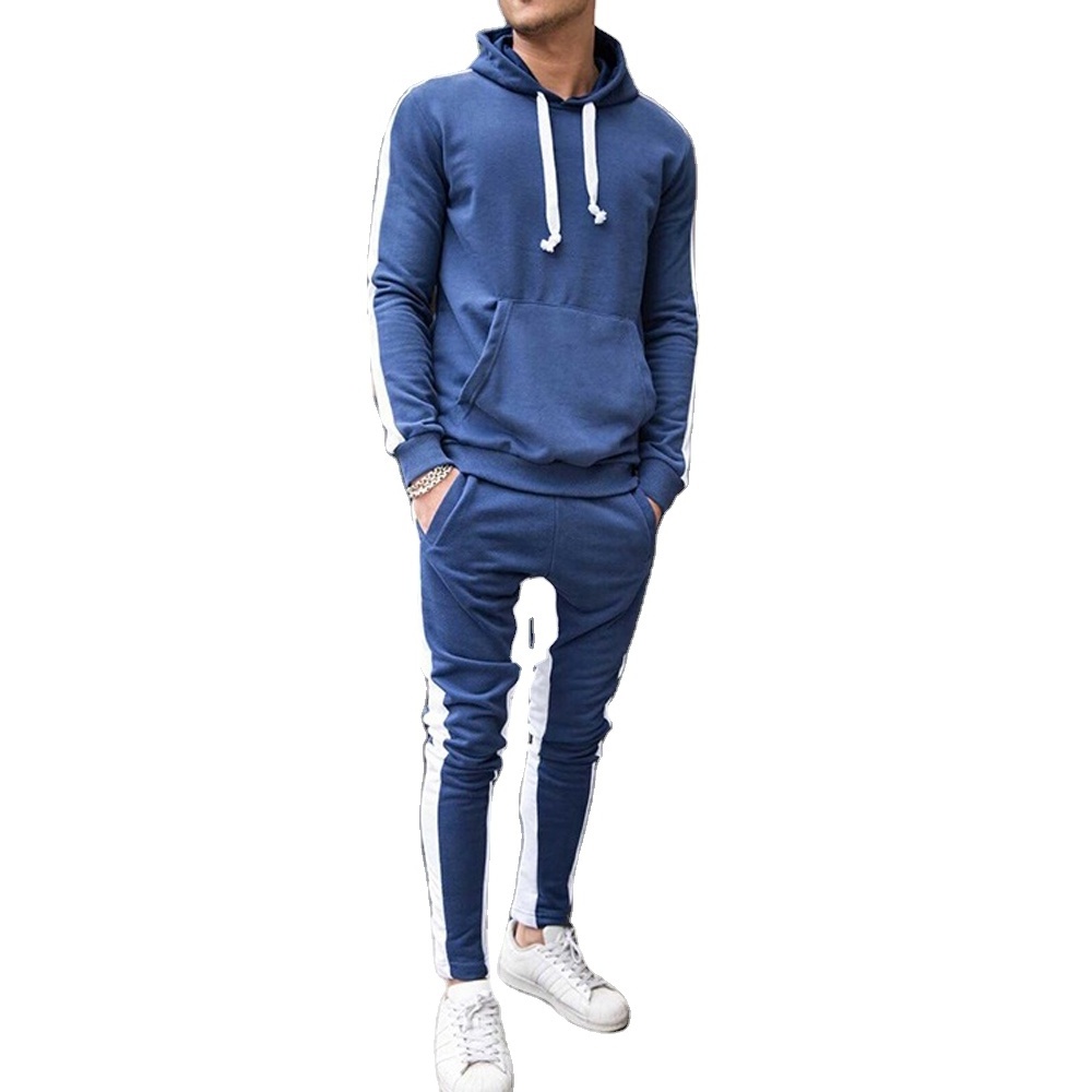 good quality plain cotton hoodie sweat suits wholesale jogging suits sport track suit