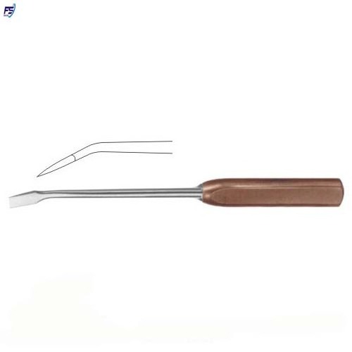 FiberGrip lexer osteotome angled 28cm/11" Orthopedic instruments>Chisels/Gouges/Osteotomes