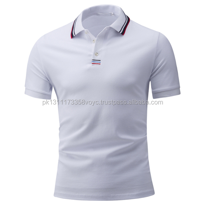 Wholesale custom embroidered logo high quality polo shirt Brussels Sports 2022 top trending yellow striped collar polo shirts