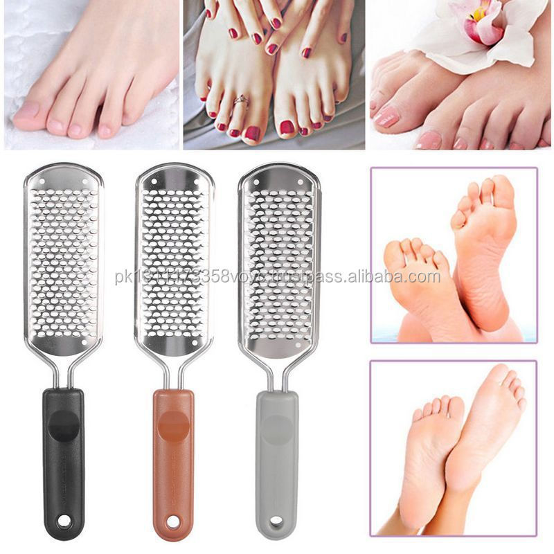 Stainless Steel Portable Dead Skin Callus Remover OEM Pedicure Foot Rasp Dual Sided File Callus Remover Tool