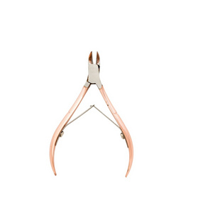 High Quality Cuticle Nipper in Gold Nail Cutter Manicure Tool Stainless Steel Personal use dead skin remover Nail tool