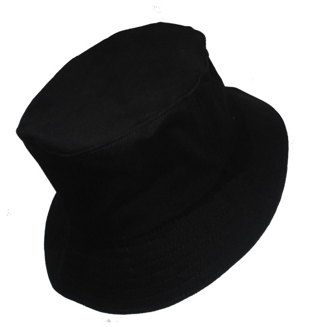 Custom embroidery logo black bucket hats 2022 100% polyester wholesale fashion reversible bucket hat bulk fisherman cap