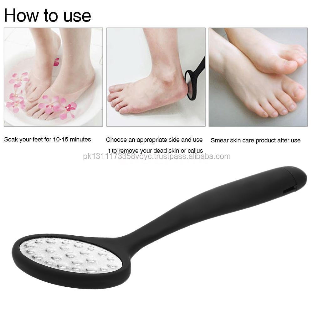 Foot Callus Remover File Rasp Treat Dry Cracked Feet Calluses Rough Heel Beauty Care Callus Rasp Plastic Handle Foot Scraper