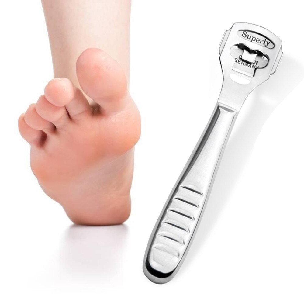 Full Stainless Steel Foot Callus Remover Shaver for Feet Foot Scraper Pedicure Tools Kit Amazon Pedicure Metal Foot File