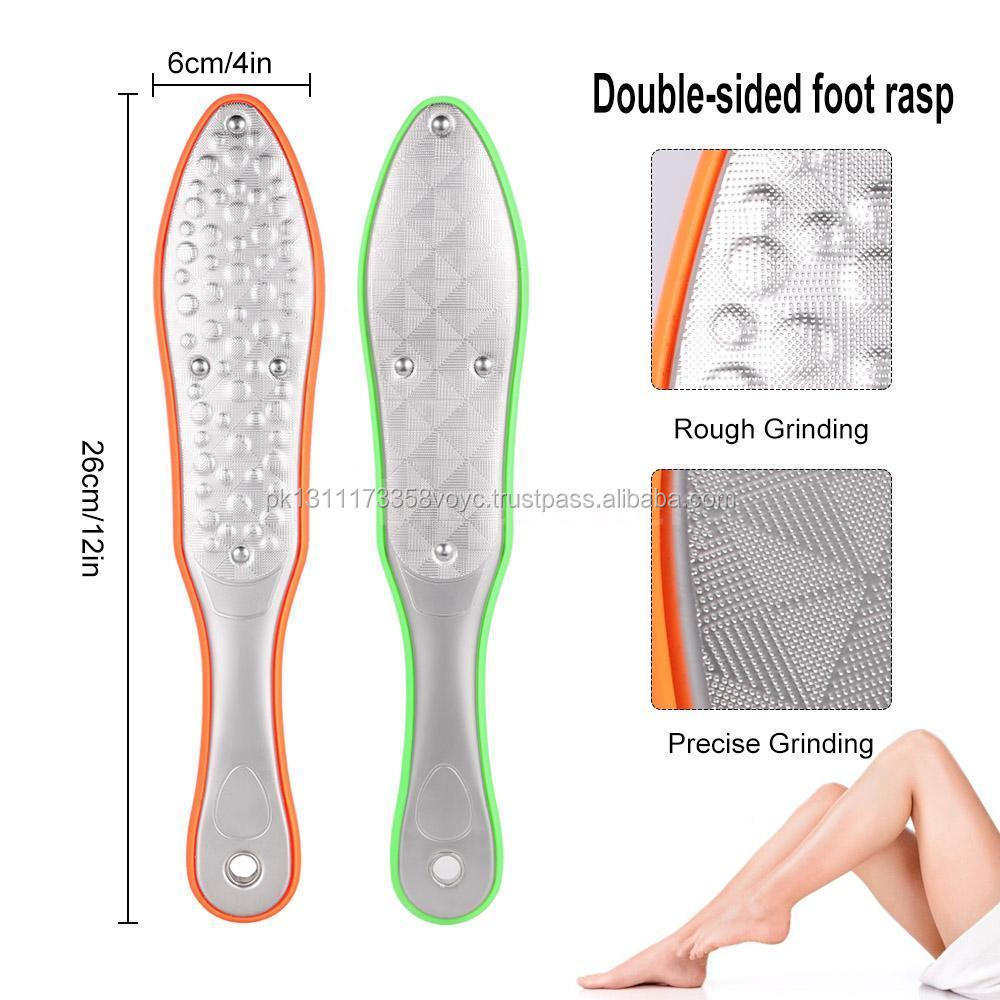 New Foot File Rasp Callus Remover Scraper Feet Calluses Low MOQ Metal Callus Remover Foot file With Long Handle