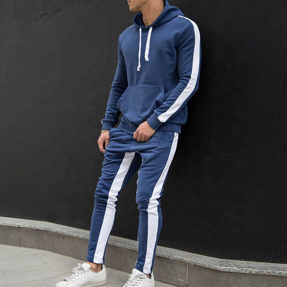 good quality plain cotton hoodie sweat suits wholesale jogging suits sport track suit